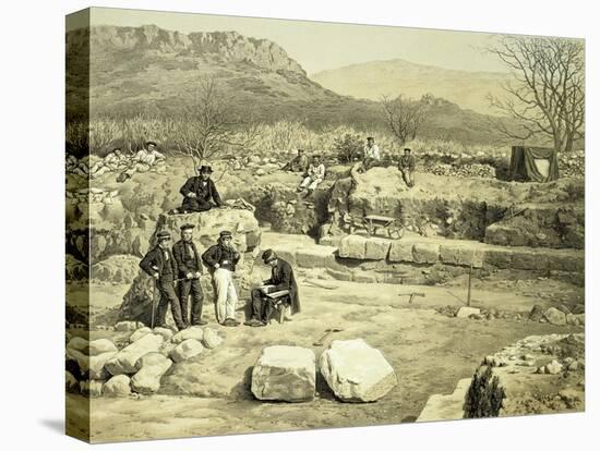 Lithograph of the Excavation of the Temple of Mars-Thomas Picken-Premier Image Canvas