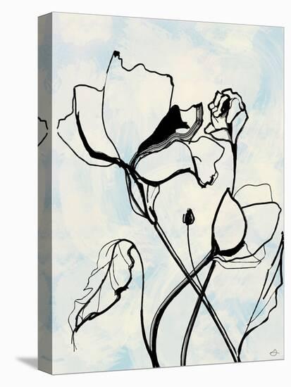 Lithographic Flowers-Stella Chang-Stretched Canvas