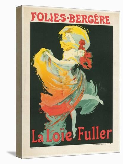 Litographie publicitaire, Loie Fuller au Folies Bergere-Jules Chéret-Premier Image Canvas