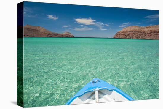 Little Boat in the Turquoise Waters at Isla Espiritu Santo, Baja California, Mexico, North America-Michael Runkel-Premier Image Canvas