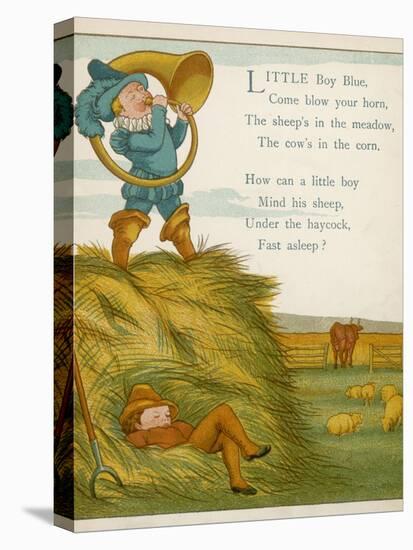 Little Boy Blue, the Horn-Blower Stands on Top of the Haystack-Edward Hamilton Bell-Premier Image Canvas