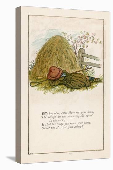 Little Boy Blue-Kate Greenaway-Stretched Canvas