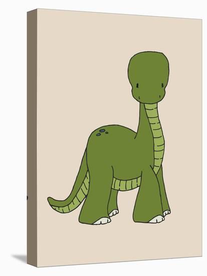 Little Brontosaurus-Designs Sweet Melody-Stretched Canvas