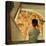 Little Girl Looking Downstairs at Christmas Party-Norman Rockwell-Premier Image Canvas