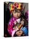 Little Girl Wearing Traditional Amber Jewellery at Yushu, Qinghai Province, China-Occidor Ltd-Premier Image Canvas