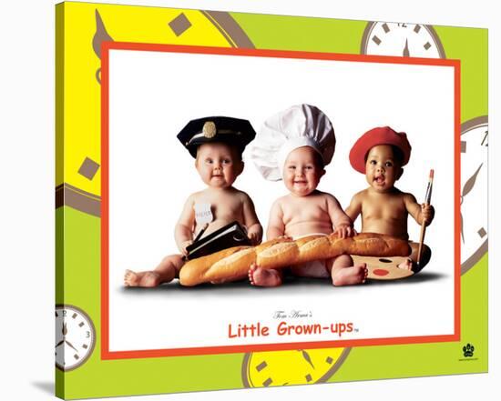 Little Grown-Ups-Tom Arma-Stretched Canvas