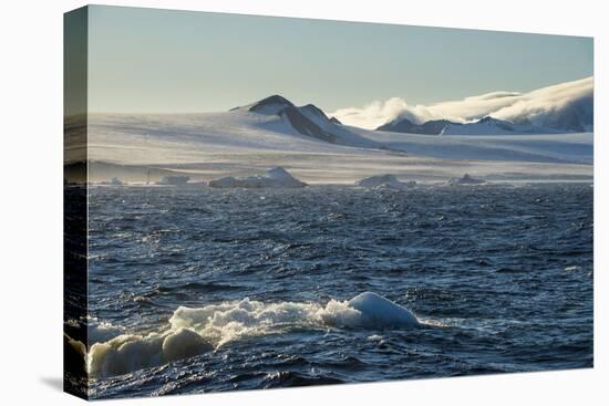 Little icebergs floating in front of the huge glaciers on Tabarin Peninsula, Antarctica, Polar Regi-Michael Runkel-Premier Image Canvas