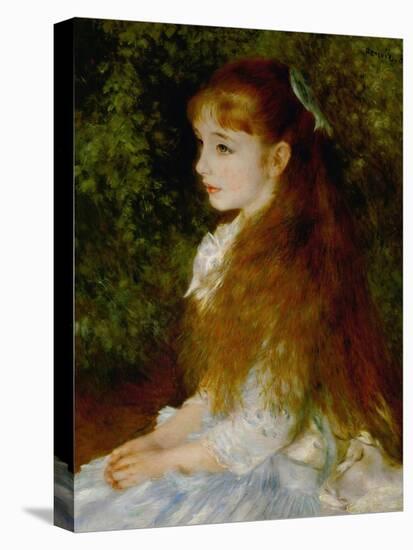 Little Irene, Portrait of the 8 Year-Old Daughter of the Banker Cahen D'Anvers, 1880-Pierre-Auguste Renoir-Premier Image Canvas