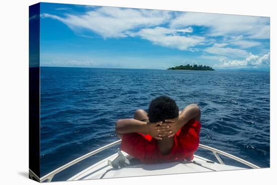 Little island off the coast of Rabaul, East New Britain, Papua New Guinea, Pacific-Michael Runkel-Premier Image Canvas
