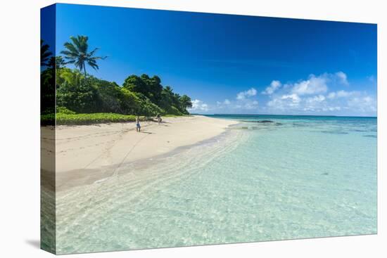 Little Island with a White Sand Beach in Haapai, Haapai Islands, Tonga, South Pacific, Pacific-Michael Runkel-Premier Image Canvas