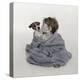 Little Kid and Dog-Nora Hernandez-Premier Image Canvas