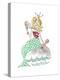 Little Mermaid with Brush and Mirror-Effie Zafiropoulou-Premier Image Canvas