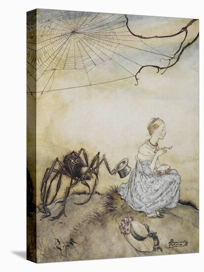 Little Miss Muffet-Arthur Rackham-Premier Image Canvas