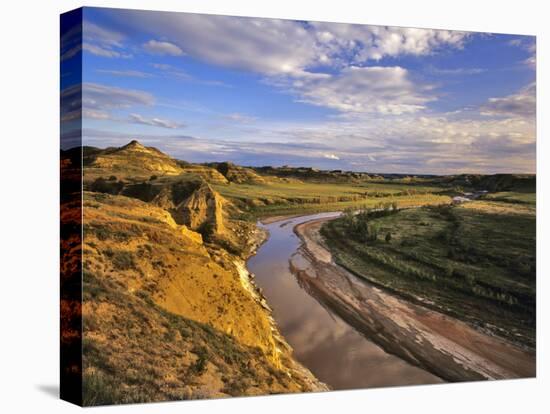 Little Missouri River in Theodore Roosevelt National Park, North Dakota, USA-Chuck Haney-Premier Image Canvas