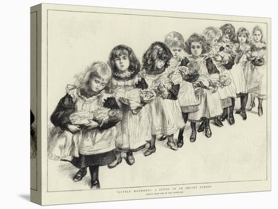 Little Mothers, a Study at an Infant School-Charles Paul Renouard-Premier Image Canvas