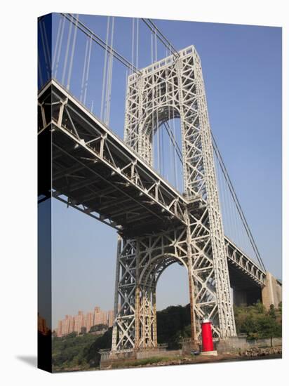 Little Red Lighthouse, George Washington Bridge, New York City-Wendy Connett-Premier Image Canvas