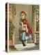Little Red Riding Hood Knocks at Her Grandmother's Door-null-Premier Image Canvas