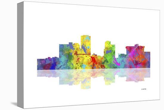 Little Rock Arkansas Skyline 1-Marlene Watson-Premier Image Canvas