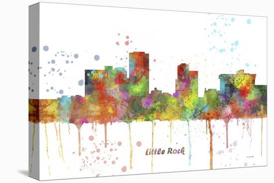 Little Rock Arkansas Skyline MCLR 1-Marlene Watson-Premier Image Canvas