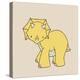 Little Triceratops-Designs Sweet Melody-Stretched Canvas