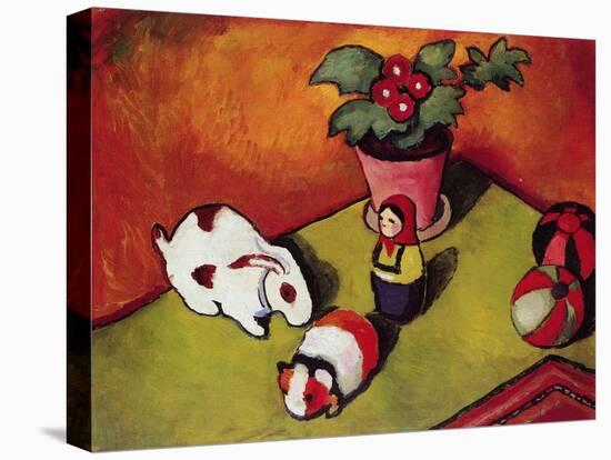 Little Walter's Toys, 1912-August Macke-Premier Image Canvas