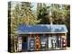 Littleton Historic Gas Station, New Hampshire, USA-Walter Bibikow-Premier Image Canvas