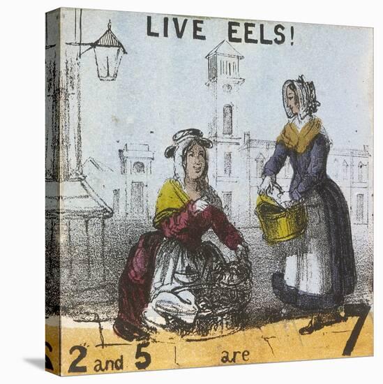 Live Eels!, Cries of London, C1840-TH Jones-Premier Image Canvas