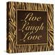 Live, Laugh, Love II-Todd Williams-Stretched Canvas