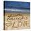 Live Laugh Love in the Sand-Kimberly Glover-Stretched Canvas