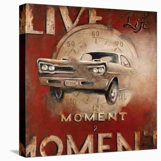 Live Life-Janet Kruskamp-Stretched Canvas