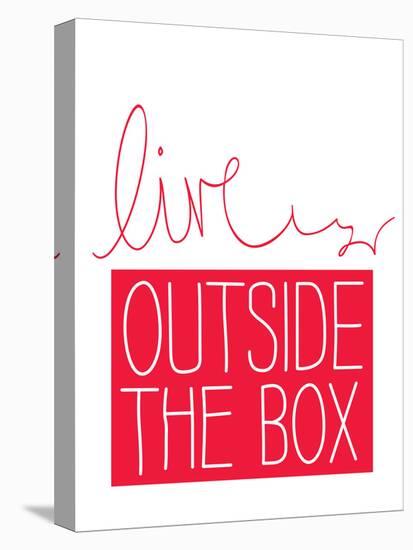 Live Outside the Box-Brett Wilson-Stretched Canvas