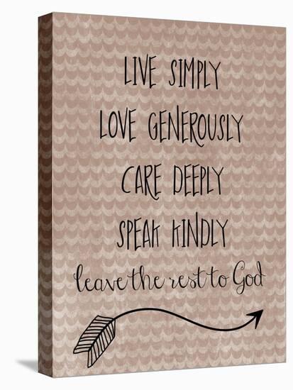 Live Simply-Erin Clark-Premier Image Canvas