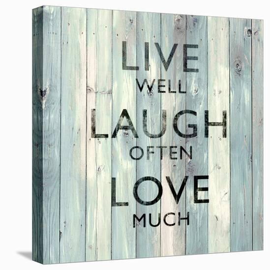 Live Well-Jamie MacDowell-Stretched Canvas