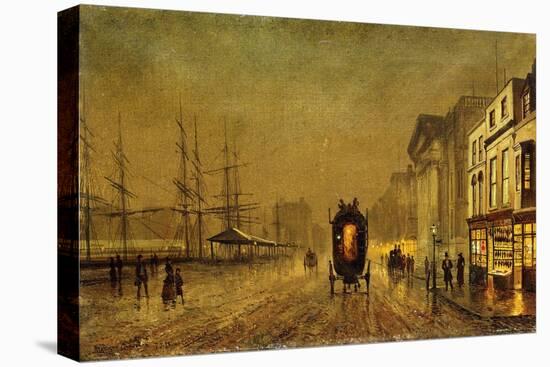 Liverpool Docks-John Atkinson Grimshaw-Premier Image Canvas