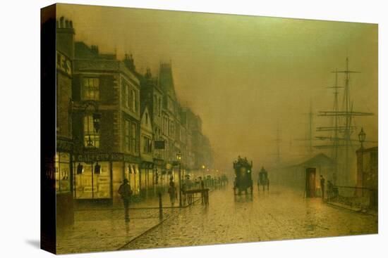 Liverpool Docks-John Atkinson Grimshaw-Premier Image Canvas