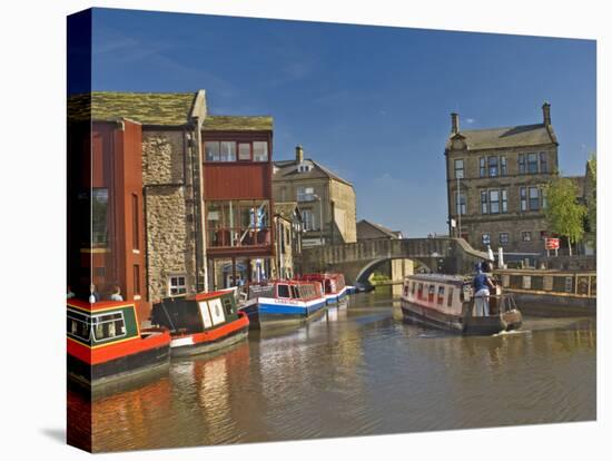 Liverpool Leeds Canal, in the Basin at Skipton, Yorkshire Dales National Park, Yorkshire, England-James Emmerson-Premier Image Canvas