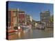 Liverpool Leeds Canal, in the Basin at Skipton, Yorkshire Dales National Park, Yorkshire, England-James Emmerson-Premier Image Canvas