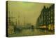 Liverpool Quay by Moonlight-Atkinson Grimshaw-Premier Image Canvas