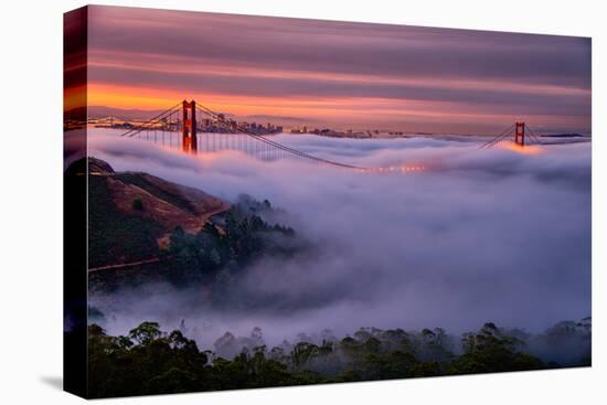 Living in this Dream of Fog and Light, Golden Gate Bridge, San Francisco-Vincent James-Premier Image Canvas