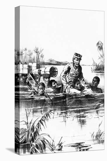 Livingstone on His Last Journey, 19th Century-null-Premier Image Canvas