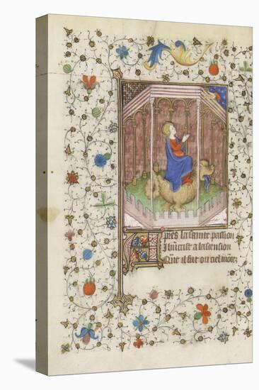 Livre d'heures. Sainte Marguerite d'Antioche-null-Premier Image Canvas