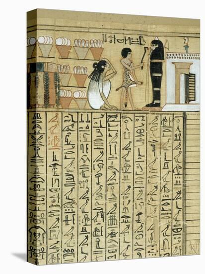 Livre des morts, papyrus de Nebqed-null-Premier Image Canvas