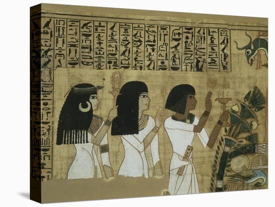 Livre des morts, papyrus de Nebqed-null-Premier Image Canvas