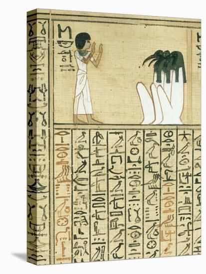 Livre des morts, papyrus de Nebqed-null-Premier Image Canvas