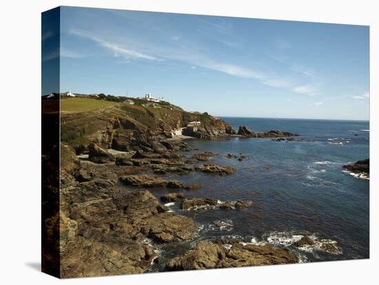 Lizard Point Lighthouse and Lifeboat House, Most Southern Point on Mainland Britain, England-Ian Egner-Premier Image Canvas