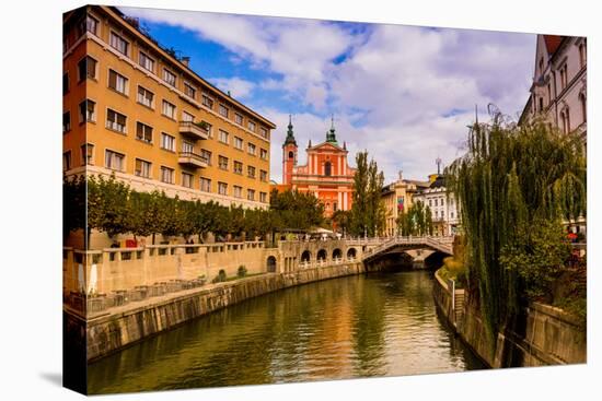 Ljubljana, the capital of Slovenia, Europe-Laura Grier-Premier Image Canvas
