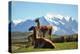 Llama in Landscape-fmingo-Premier Image Canvas