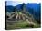 Llama Rests Overlooking Ruins of Machu Picchu in the Andes Mountains, Peru-Jim Zuckerman-Premier Image Canvas