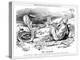 Lloyd George Tries to Charm Unemployment, Cartoon-Leonard Raven-hill-Stretched Canvas