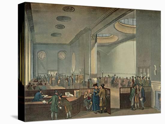 'Lloyd's Subscription Rooms As Seen By Rowlandson in 1800', 1928-Thomas Rowlandson-Premier Image Canvas